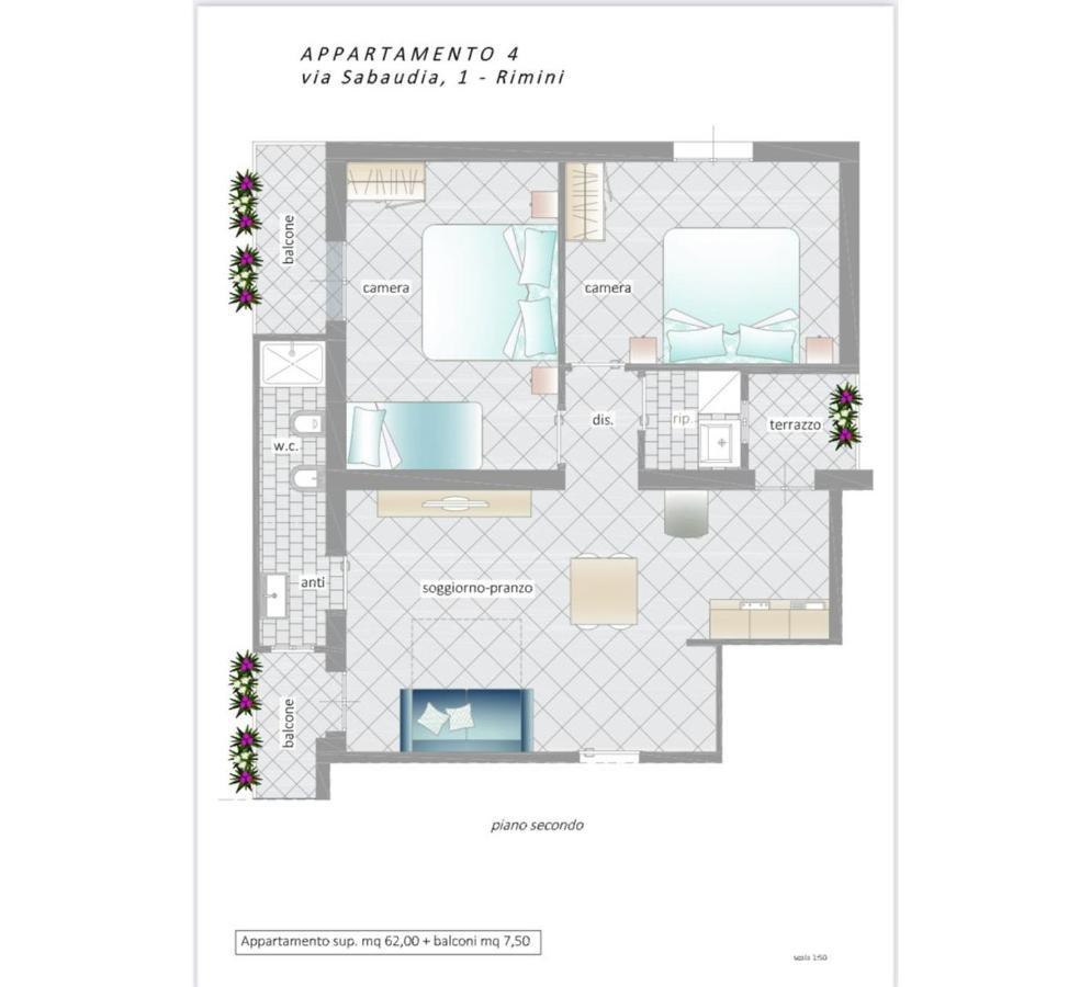 Residence Royal Rimini Eksteriør bilde