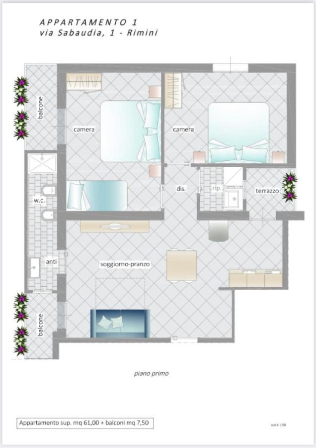 Residence Royal Rimini Eksteriør bilde